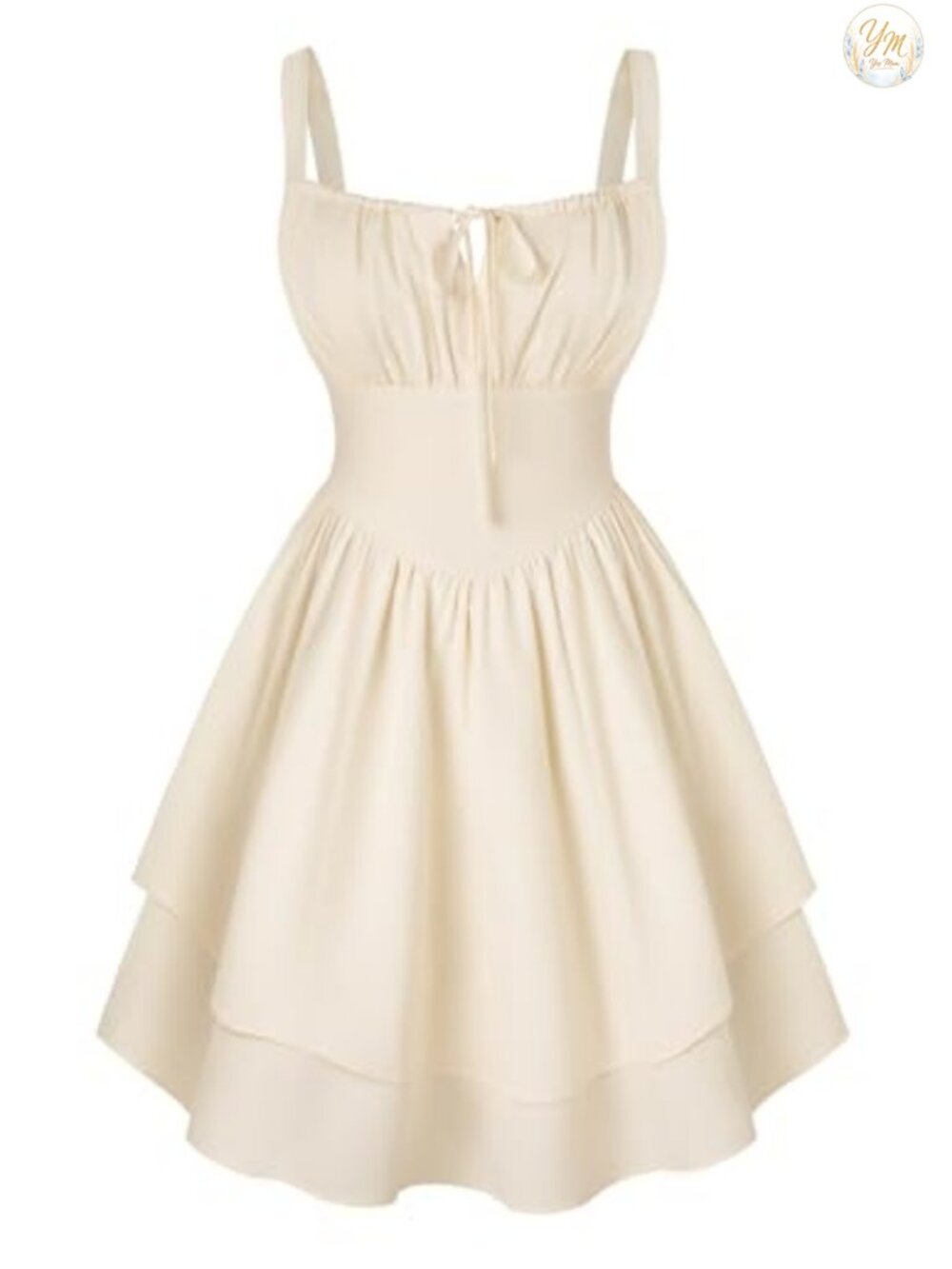 Corset Mini Dress A-Line Square Neck Sleeveless Graduation Homecoming
